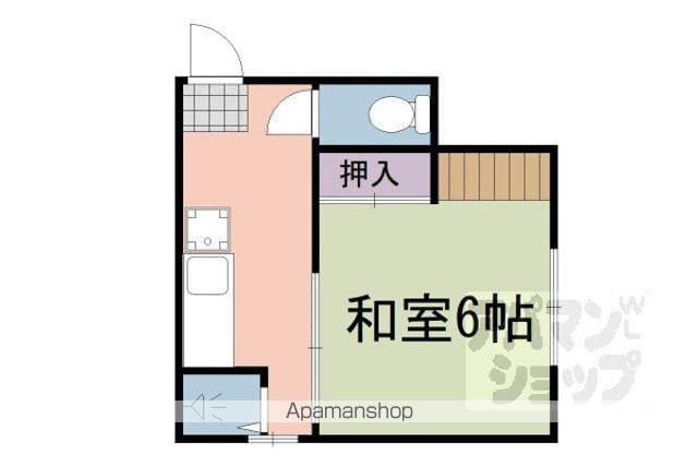 辻マンション(1K/2階)の間取り写真
