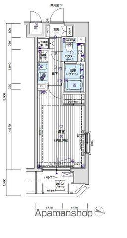 メインステージ滝野川桜通り 6階階 間取り
