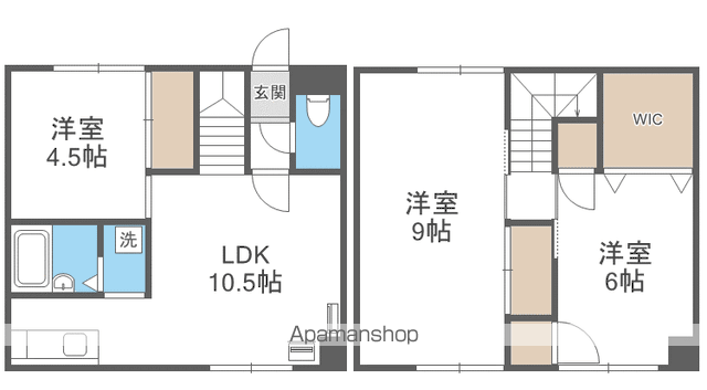 パレーシャル高砂　ＡＢＥＦＧ(3LDK)の間取り写真