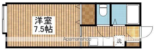 セジュールベガ(ワンルーム/2階)の間取り写真