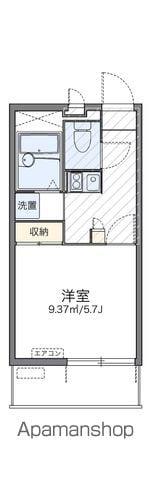 レオパレスオネスティⅤ(1K/2階)の間取り写真