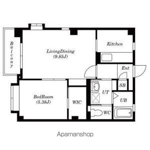 吉祥宮根の郷(1LDK/3階)の間取り写真