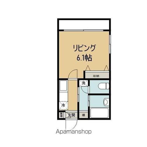 TS ONAGA(1K/2階)の間取り写真