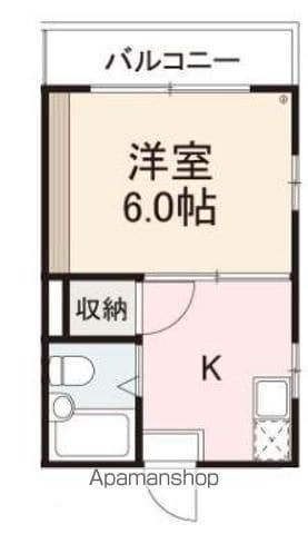 コート松島Ⅱ(1K/3階)の間取り写真