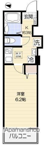 ジェンティーレ上石神井(1K/1階)の間取り写真