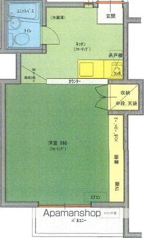 WHITE MAISON(ワンルーム/1階)の間取り写真