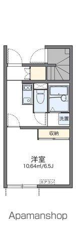 レオネクストトワイライト時季(1K/1階)の間取り写真