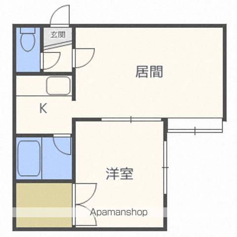 メゾンエクレール47(1LDK/2階)の間取り写真
