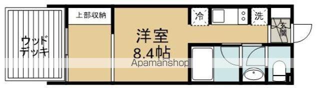 SVARTBRUN(ワンルーム/1階)の間取り写真