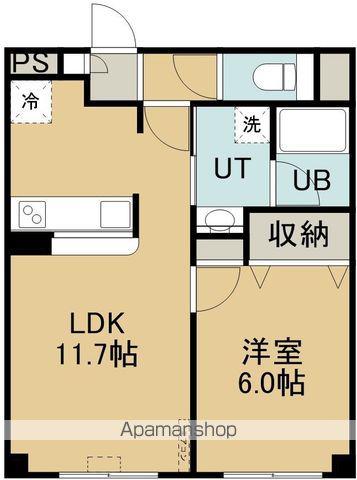 MGフォレスト(1LDK/2階)の間取り写真