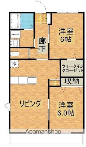 パストラルコート(2LDK/1階)の間取り写真