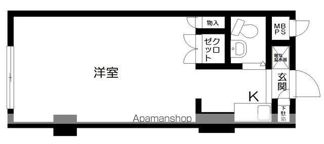 日神パレス江古田(1K/1階)の間取り写真