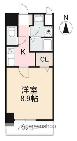 AS PREMIUM栗林公園(1K/11階)の間取り写真