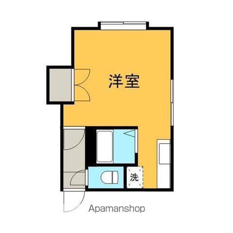 メゾンK4(ワンルーム/2階)の間取り写真