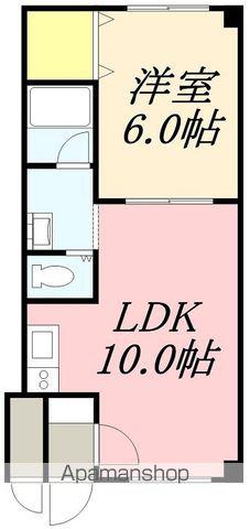 ピュアパレス栄町(1LDK/5階)の間取り写真