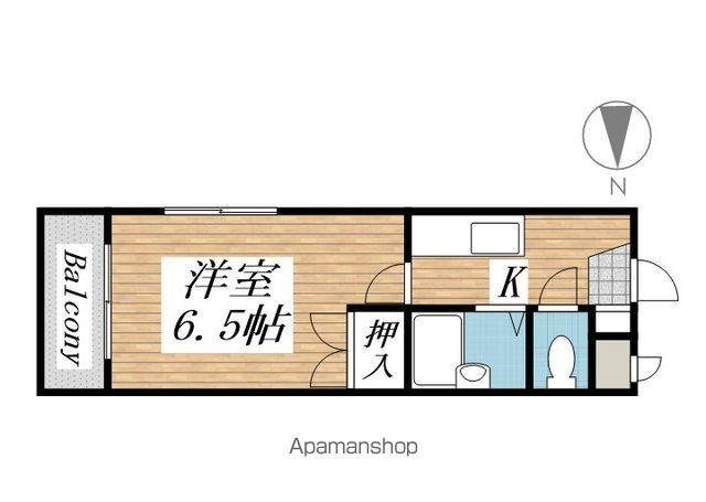 PLイースト桃園公園(1K/2階)の間取り写真