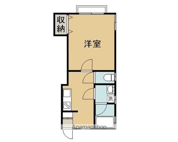 メゾントピア(1K/1階)の間取り写真