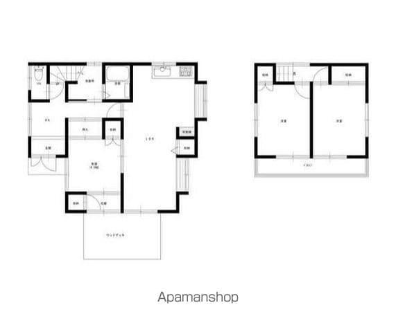 KハウスOKABE(3LDK/2階)の間取り写真