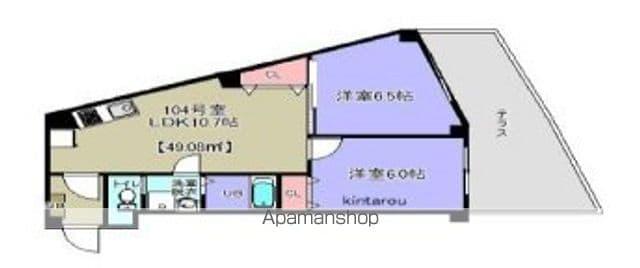 PRIME HILLS千葉中央(2LDK/1階)の間取り写真