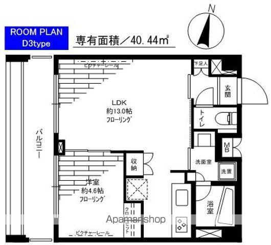 ステージグランデ錦糸町 6階階 間取り