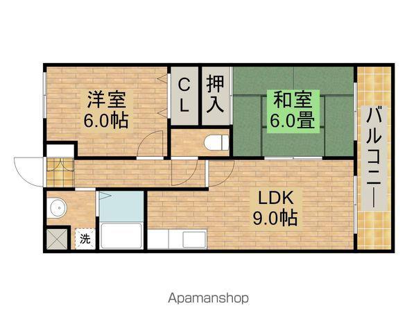 AYAZONO7(2LDK/2階)の間取り写真
