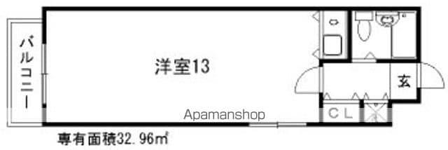 サクマ寺谷ビル 2階階 間取り