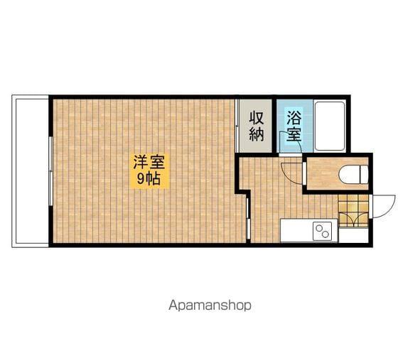 メリファ春日(1K/3階)の間取り写真