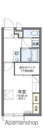 レオパレス希望(1K/2階)の間取り写真