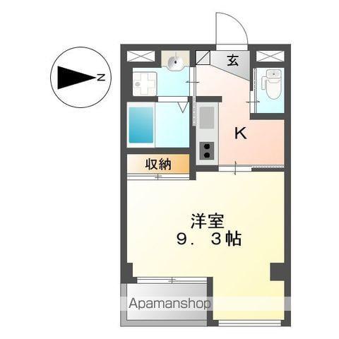 キアーズⅡア(1K/1階)の間取り写真
