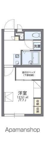 レオパレスひかり(1K/2階)の間取り写真