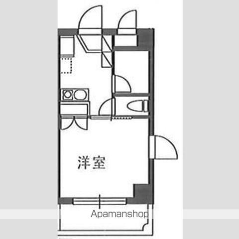 メゾンドプランタン(1K/6階)の間取り写真