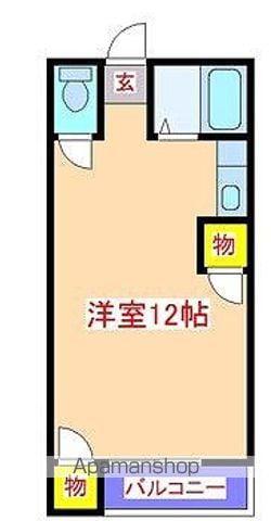 パレーシャル生駒8(ワンルーム/2階)の間取り写真