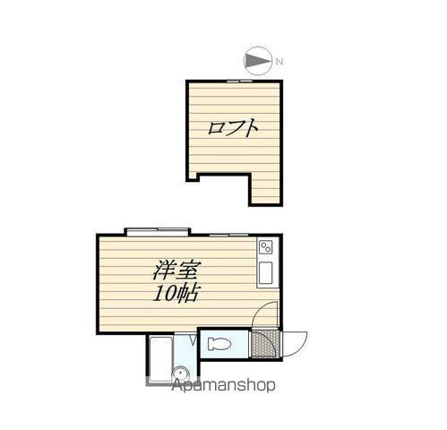 ティアラ平岸Gパレス(ワンルーム/2階)の間取り写真