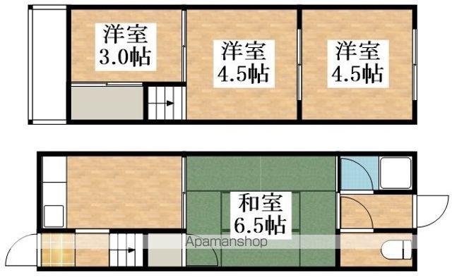 天美南３丁目貸テラス(4K)の間取り写真