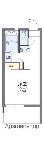 レオパレスハートピア15(1K/2階)の間取り写真