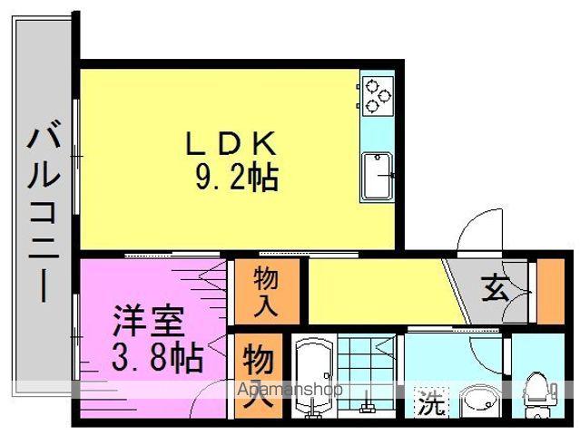 馬橋331(1LDK/2階)の間取り写真