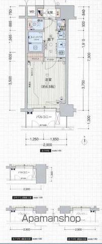 プレサンス新栄デコール(1K/6階)の間取り写真