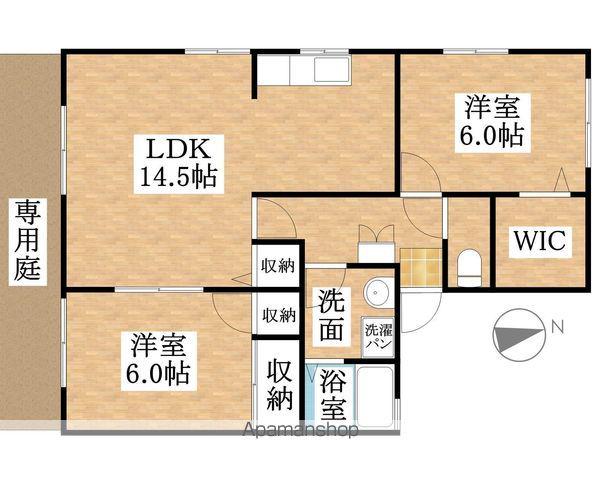 名鉄犬山線 扶桑駅 徒歩9分 2階建 築28年(2LDK/1階)の間取り写真