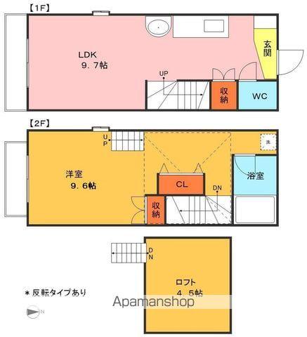アドリアーノ長山(1LDK/1階)の間取り写真