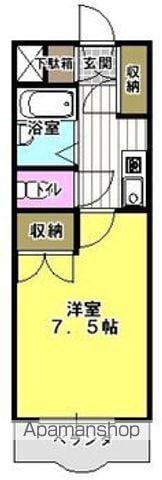 コスタ飛江田(1K/1階)の間取り写真