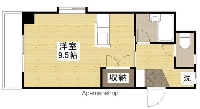 アソシエ大町(ワンルーム/2階)の間取り写真