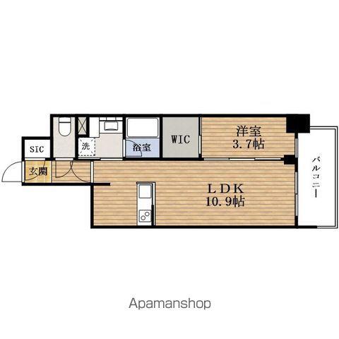 アールジェイアール プレシア南堀江 (1LDK/12階)の間取り写真