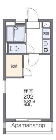 レオパレスパストラル(1K/2階)の間取り写真