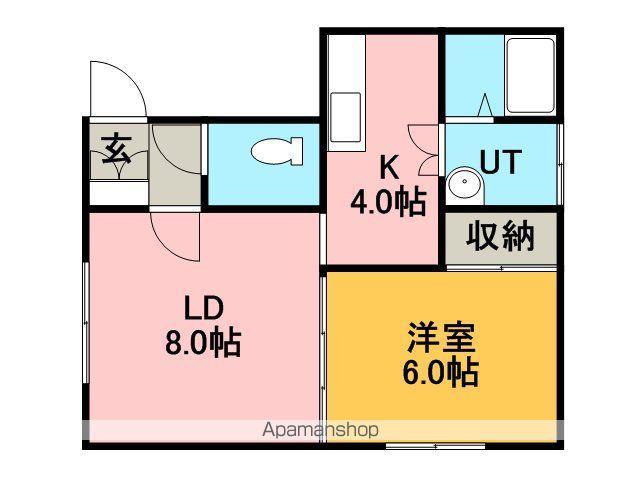 プルーリオンAY(1LDK/2階)の間取り写真