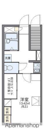 レオパレスさくら(1K/1階)の間取り写真
