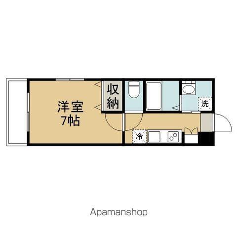 ジニアス高円寺Ⅰ(1K/4階)の間取り写真