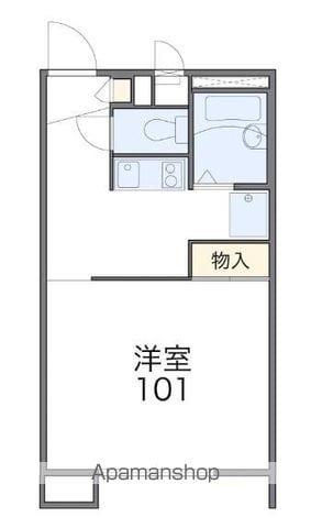 レオパレスプログレスIN(1K/2階)の間取り写真