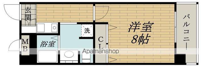 アスリート新大阪2番館(1K/7階)の間取り写真