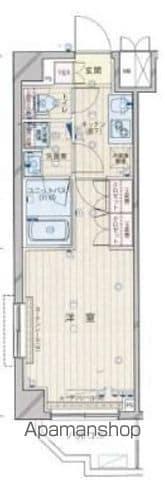 ルーブル墨田立花(1K/2階)の間取り写真