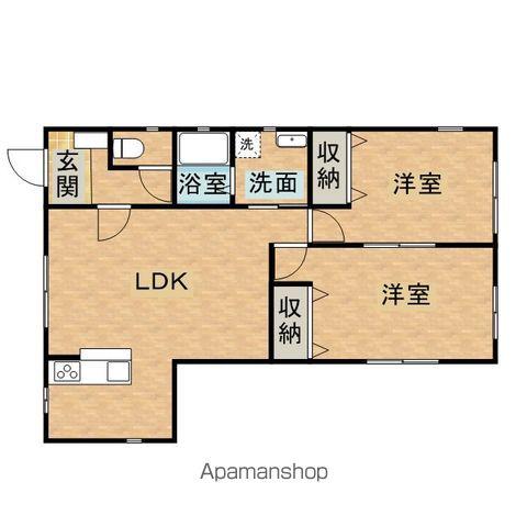 センチュリー和泉砂川(2LDK/1階)の間取り写真